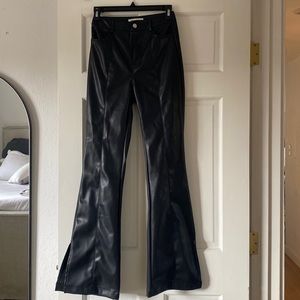12th tribe leather flares